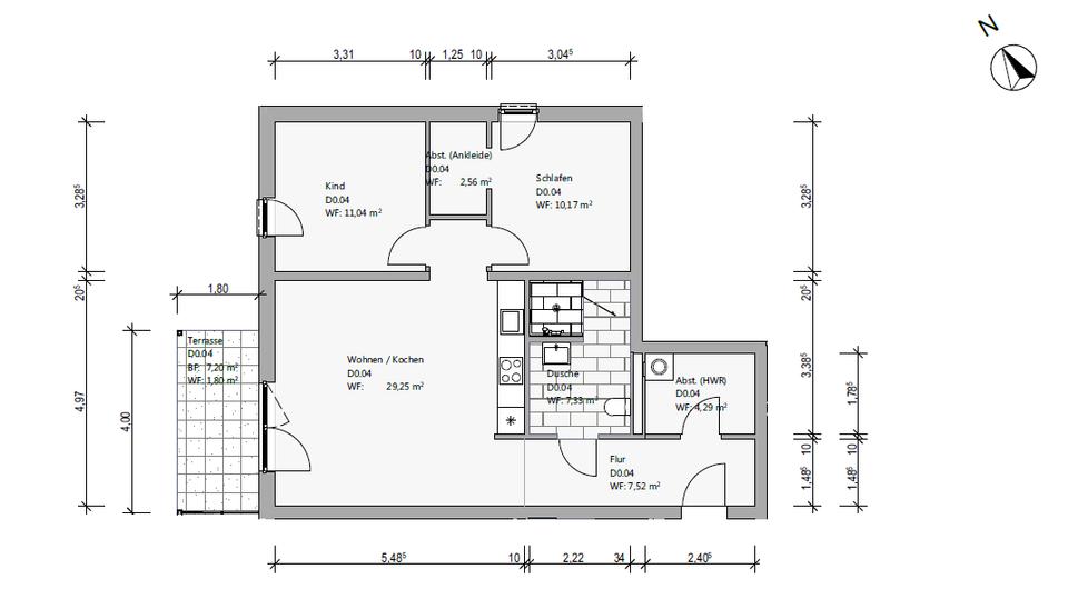 OFFENE Besichtigung ! Neubau ! Mietwohnungen in Fallersleben 3 zimmer
