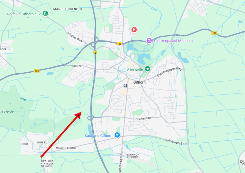 Waldflächen nahe Gifhorn - Kein Bauland
