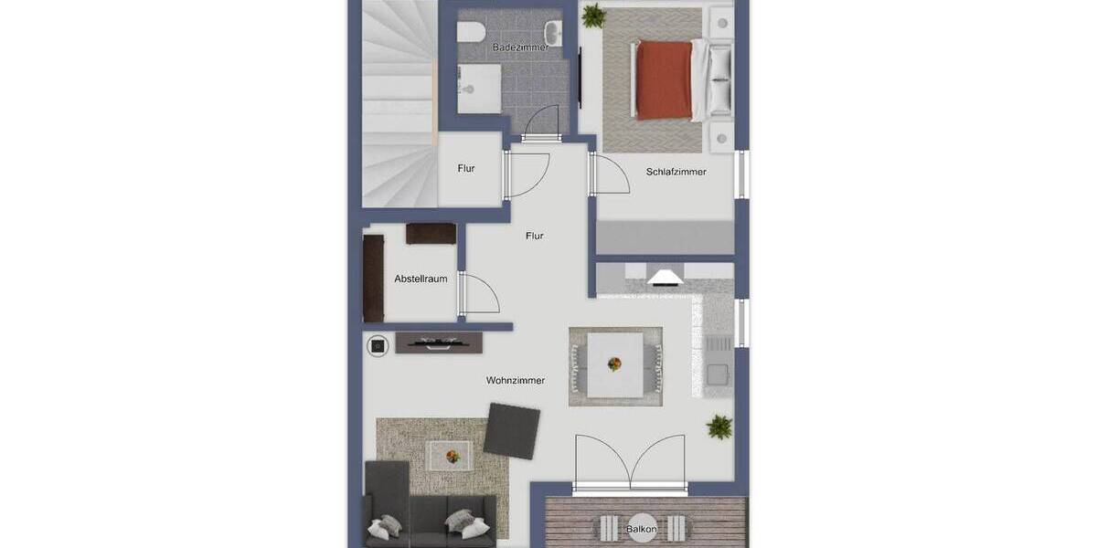 Etagenwohnung Gifhorn - 2 Zimmer, 52 m&sup2;, 198.000&euro; | Angebot:26502602