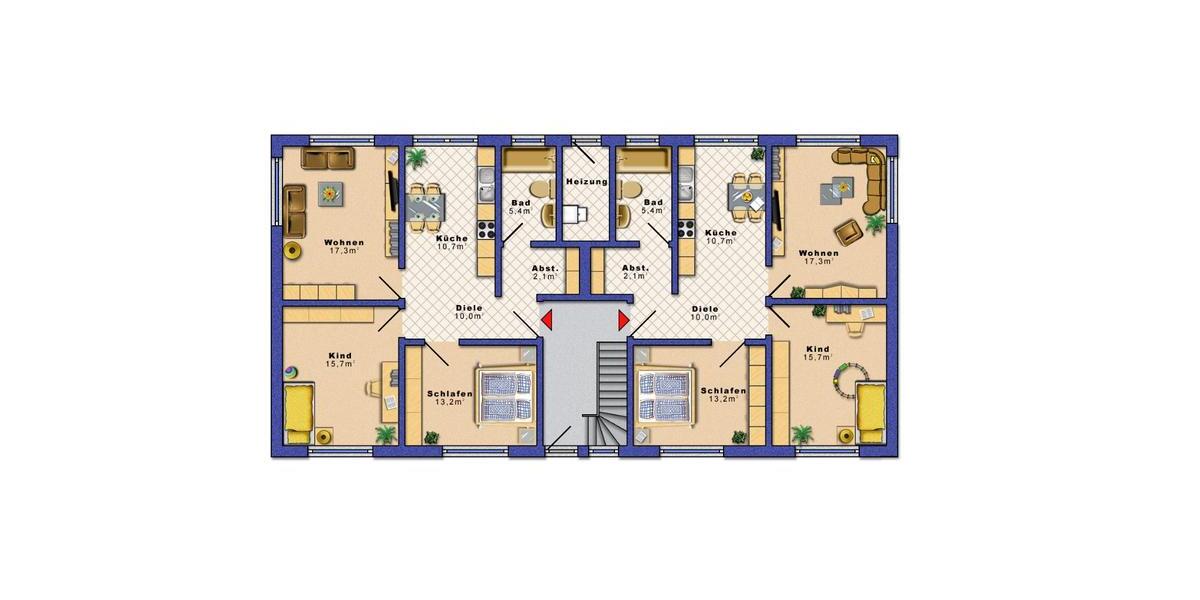 Freundliche 3- Zi.- Whg. im Grünen, eigener Garten 3 zimmer