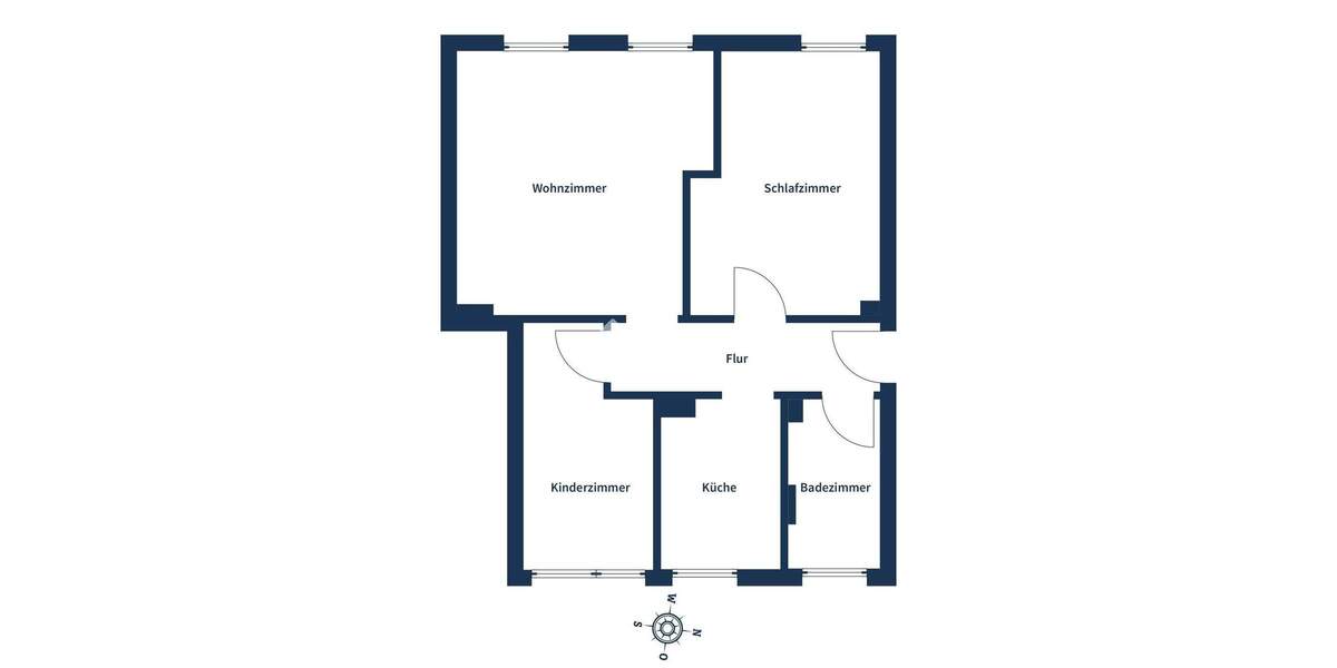 Etagenwohnung Gifhorn - 3 Zimmer, 52 m&sup2;, 129.000&euro; | Angebot:24723913