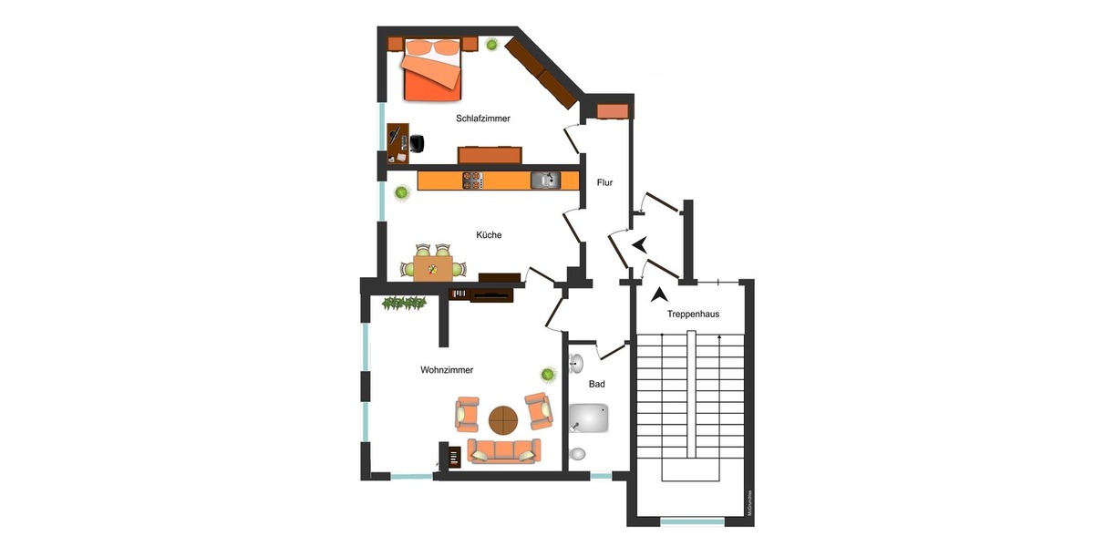 **ALTBAUWOHNUNG MIT NEUWERTIGER HEIZUNG UNWEIT DER PAULIKIRCHE** - Etagenwohnung Braunschweig Östliches Ringgebiet | Angebot:26799395