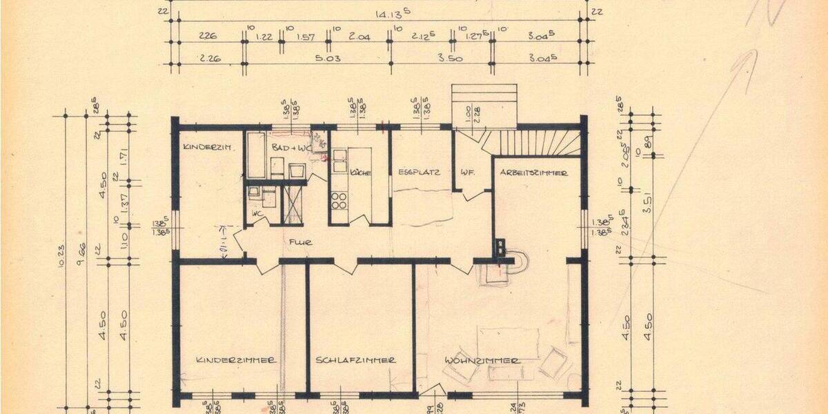 Einfamilienhaus Braunschweig Kanzlerfeld - 5 Zimmer, 120 m&sup2;, 500.000&euro; | Angebot:26117656
