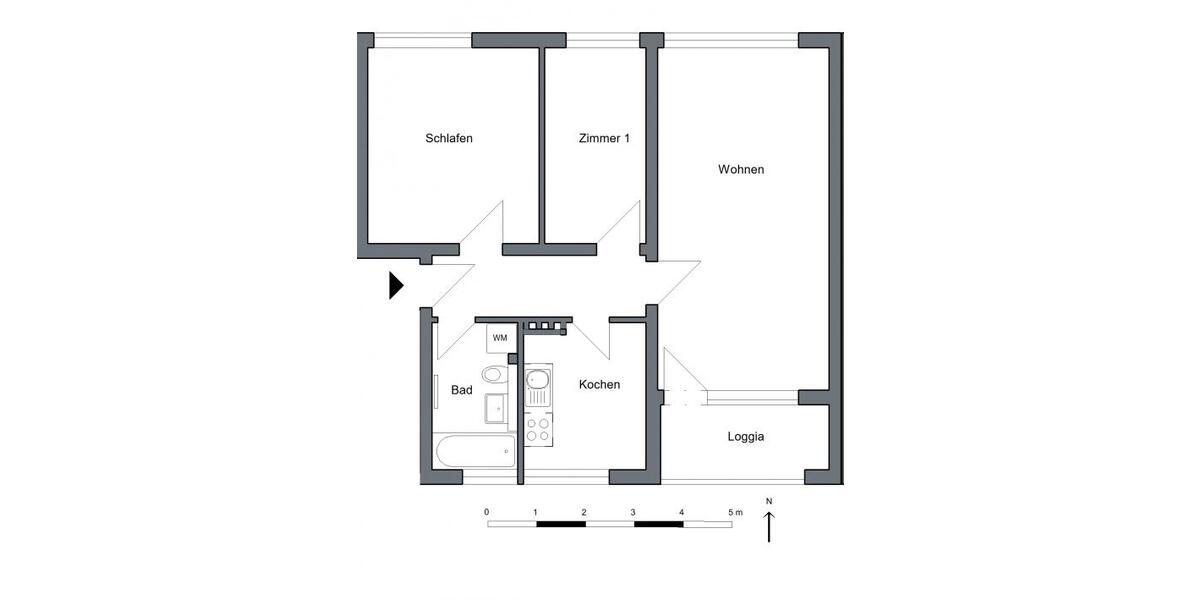 Großzügig wohnen, entspannt leben – 3-Zimmer-Wohnung mit Wohlfühlfaktor 3 zimmer