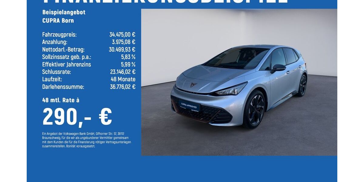 Cupra Born 19.900 km 34.275 &euro; Braunschweig 38114