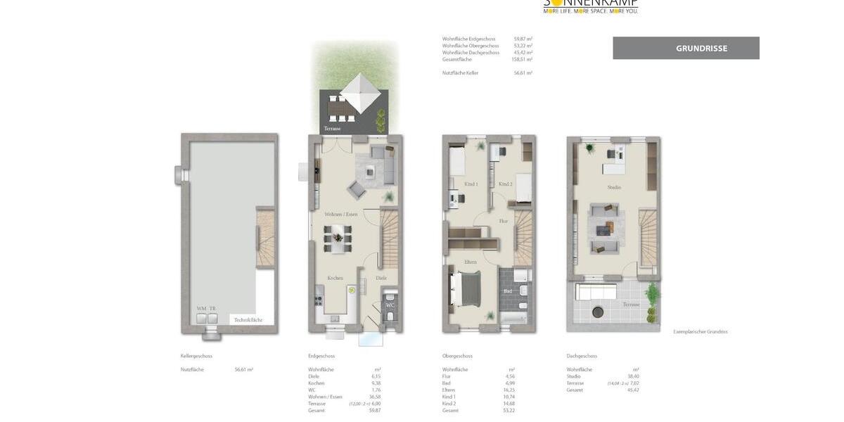 Modernes Familienhaus mit Garten und hochwertiger Einbauküche 5 zimmer