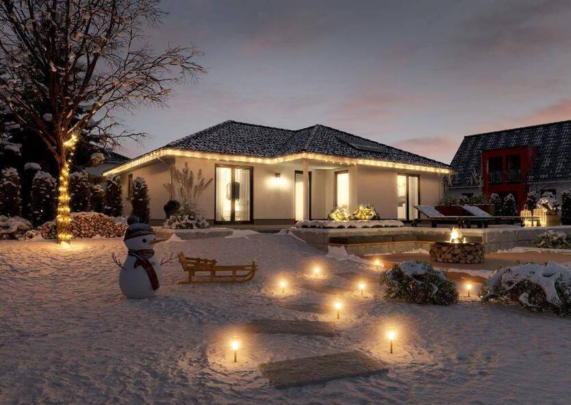 Moderner Bungalow in Osloß - Stilvolles Wohnen auf einer Ebene mit viel Komfort