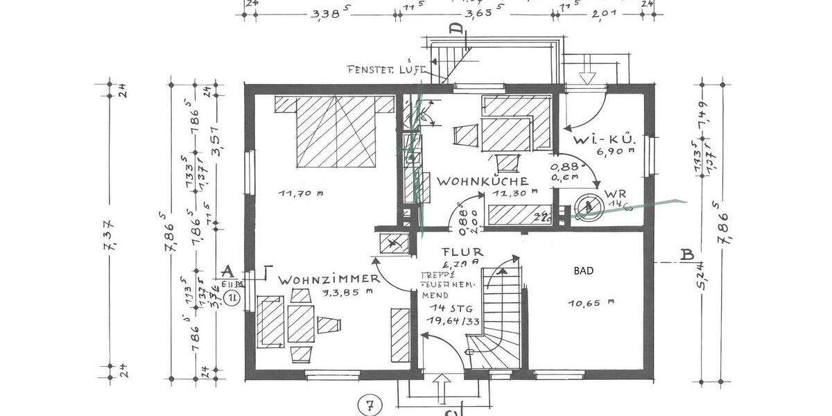 Einfamilienhaus Gifhorn - 5 Zimmer, 136 m&sup2;, 1.350&euro; | Angebot:25965626