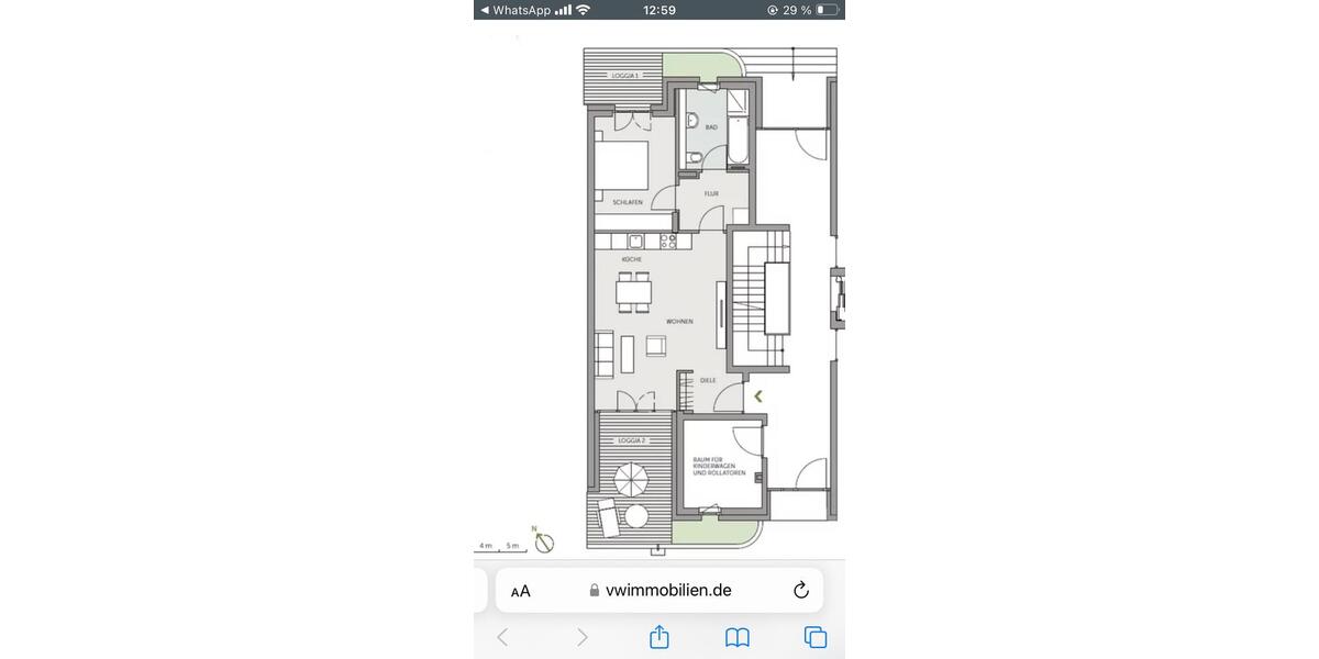 Erdgeschoßwohnung Wolfsburg Almke - 2 Zimmer, 68 m&sup2;, 1.000&euro; | Angebot:26634970