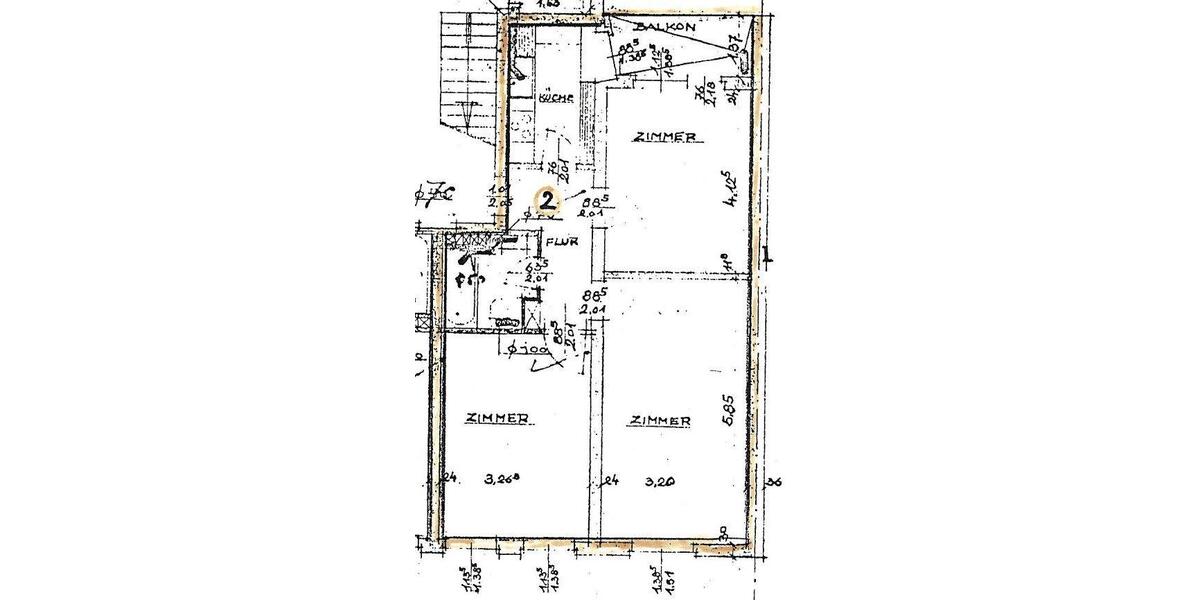 Etagenwohnung Braunschweig - 3 Zimmer, 62 m&sup2;, 225.000&euro; | Angebot:26322393