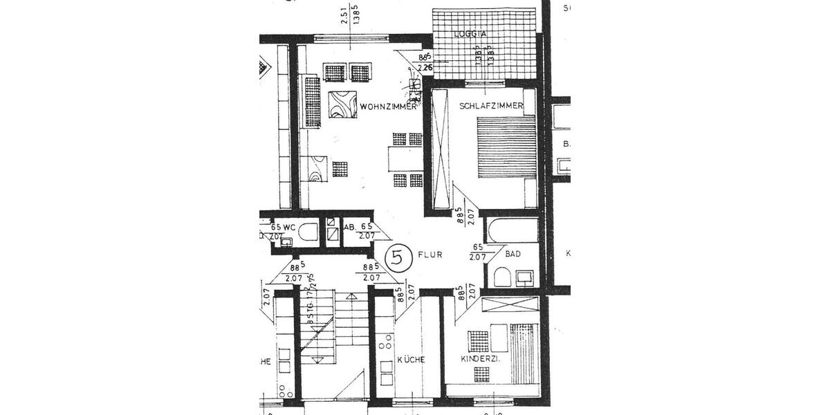 Etagenwohnung Braunschweig Wabe-Schunter-Beberbach - 3 Zimmer, 71 m&sup2;, 139.000&euro; | Angebot:26829453