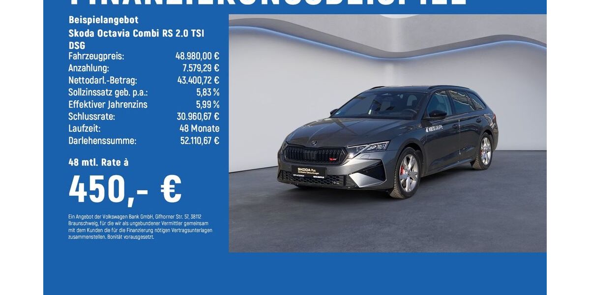 Skoda Octavia 3.508 km 48.980 &euro; Braunschweig 38124