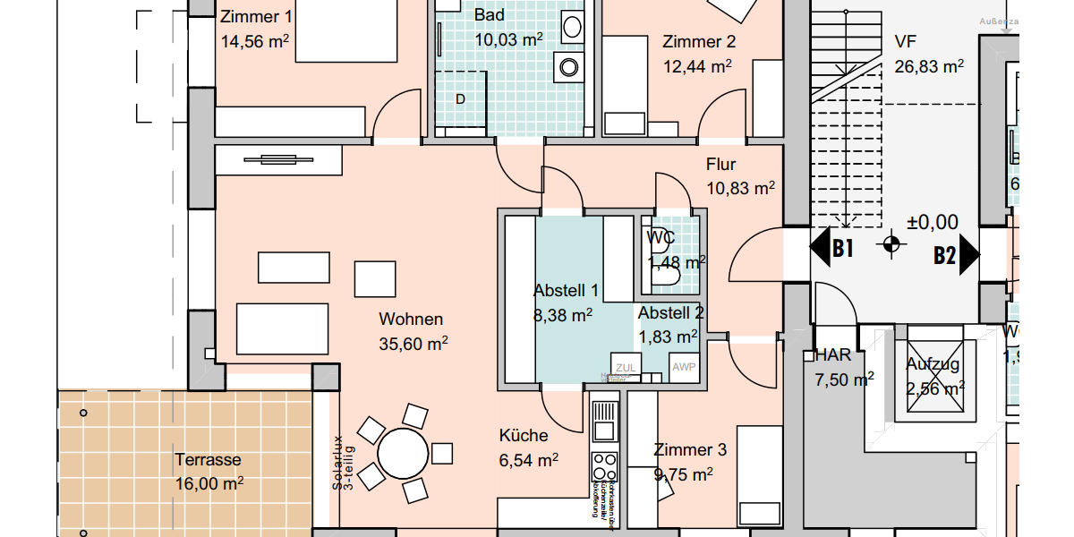 Etagenwohnung Isenbüttel - 4 Zimmer, 115 m&sup2;, 537.000&euro; | Angebot:21369217