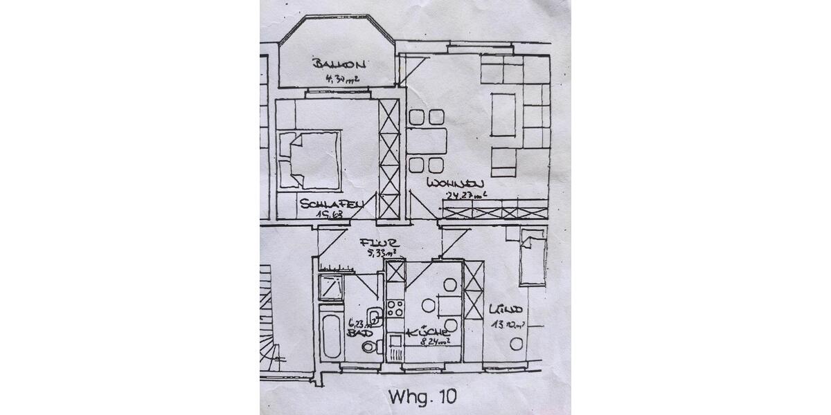 Etagenwohnung Wolfsburg Almke - 3 Zimmer, 77 m&sup2;, 264.900&euro; | Angebot:25884152