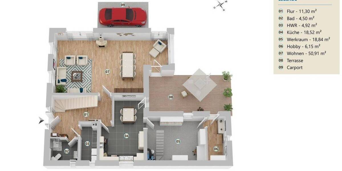 Einfamilienhaus Neudorf Platendorf Neudorf-Platendorf - 5 Zimmer, 188 m&sup2;, 379.000&euro; | Angebot:26273033