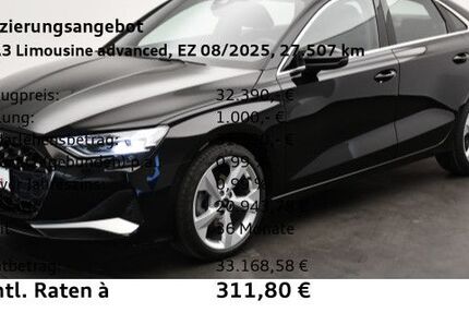 Audi A3 27.507 km 29.980 &euro; Wolfsburg 38440
