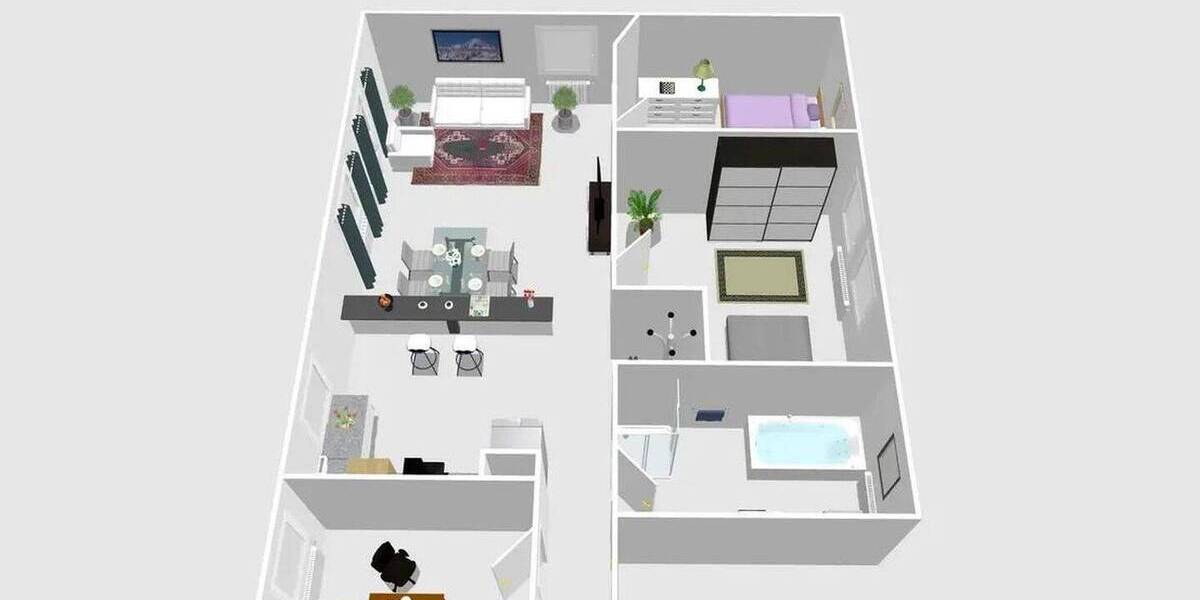 Etagenwohnung Wolfsburg Neindorf - 4 Zimmer, 76 m&sup2;, 135.000&euro; | Angebot:26807734