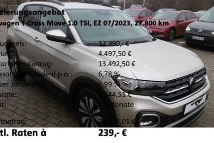 VW T-Cross 27.800 km 17.990 &euro; Wolfsburg 38448