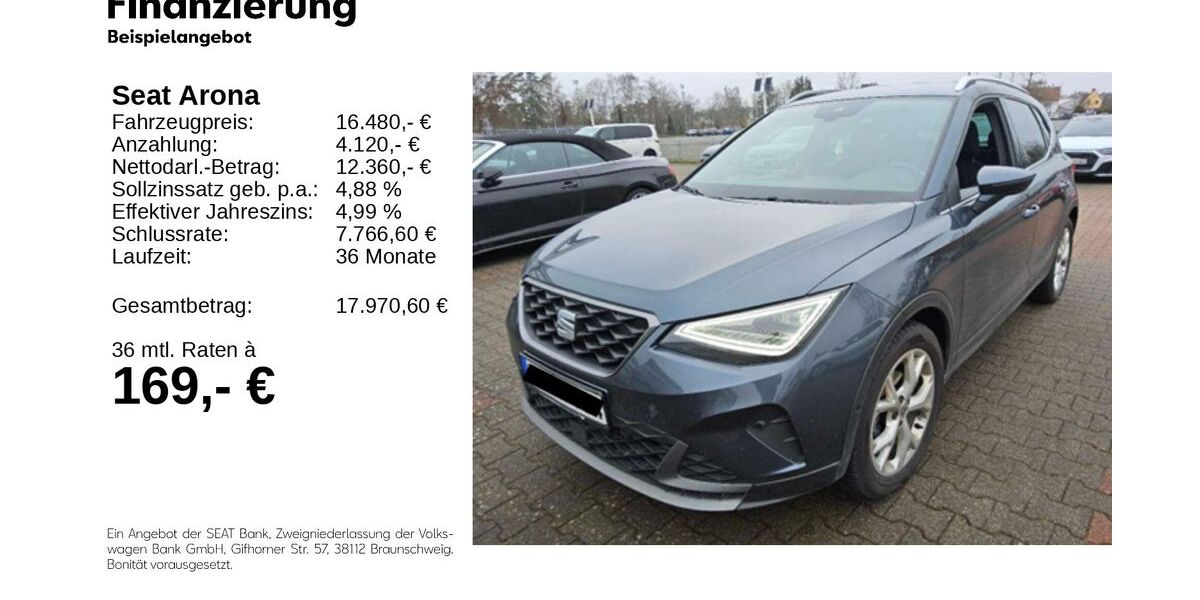 Seat Arona 75.800 km 16.280 &euro; Gifhorn 38518