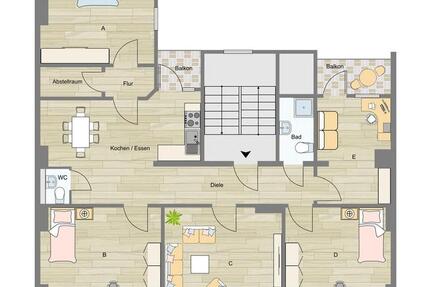 Wohnung Braunschweig - 5 Zimmer, 141 m&sup2;, 1.900&euro; | Angebot:26165139