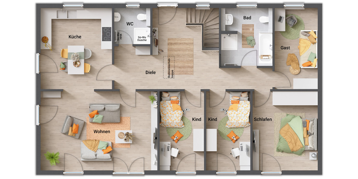 Bungalow Oebisfelde - 5 Zimmer, 130 m&sup2;, 376.877&euro; | Angebot:25737800