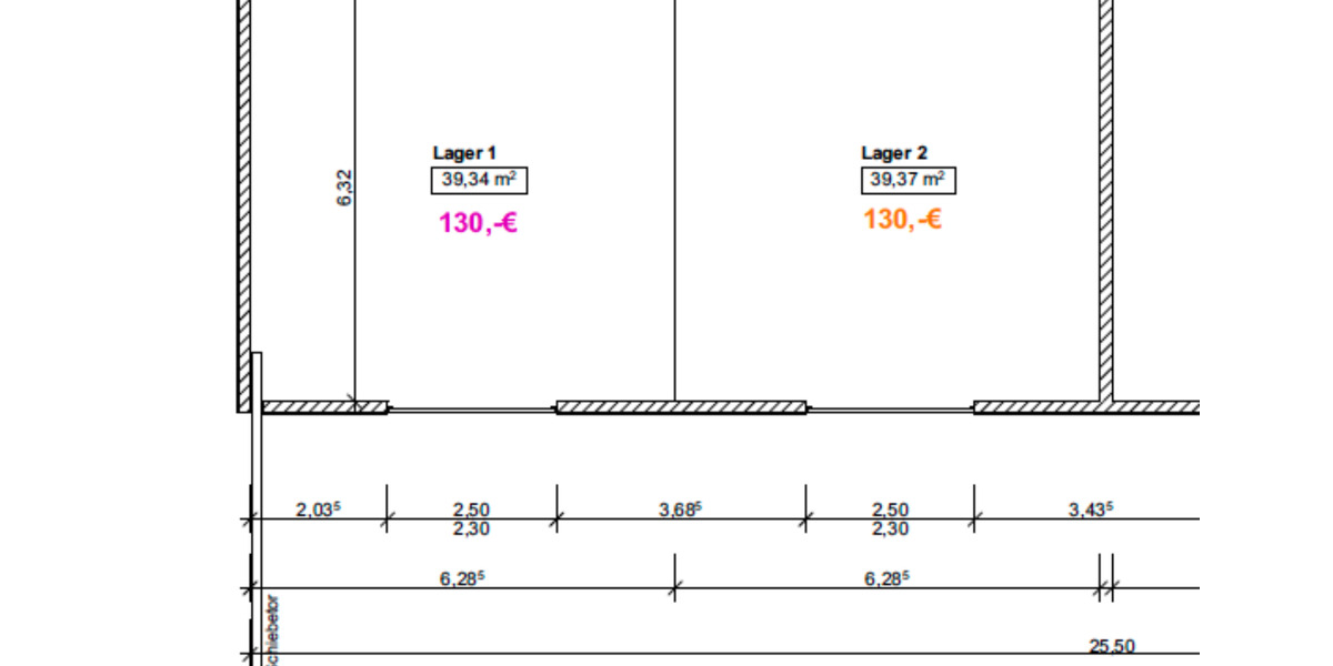 Gewerbeobjekt Tülau - 130&euro; | Angebot:25206867