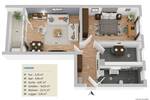Etagenwohnung Gifhorn - 2 Zimmer, 58 m&sup2;, 119.000&euro; | Angebot:25726612