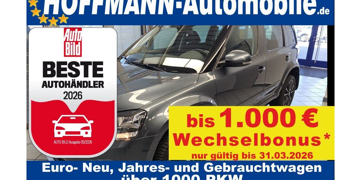 Skoda Yeti 75.432 km 11.900 &euro; Wolfsburg-Heiligendorf 38444