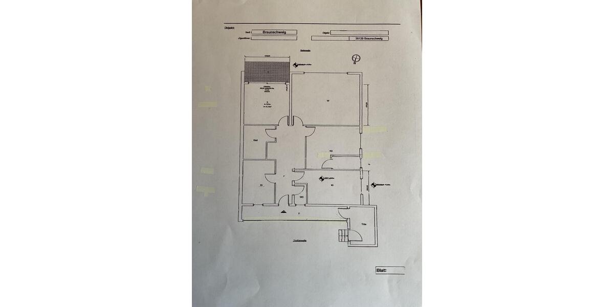 Etagenwohnung Braunschweig Timmerlah-Geitelde-Stiddien - 4 Zimmer, 122 m&sup2;, 280.000&euro; | Angebot:26035241