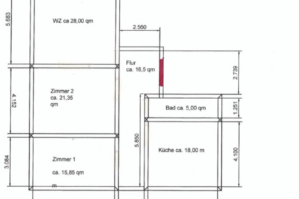 Charmante 3-Zimmer-Altbauwohnung im Herzen des östlichen 3 zimmer