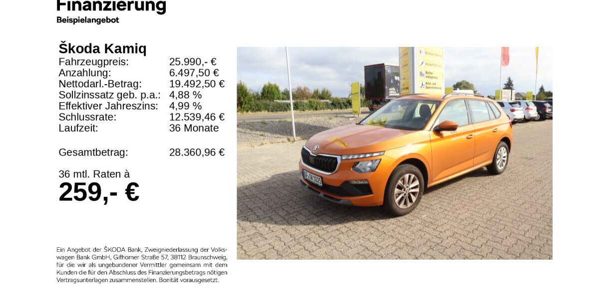 Skoda Kamiq 8.000 km 25.790 € Gifhorn 38518