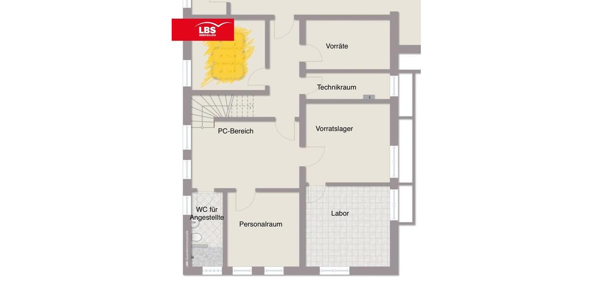 Zahnarztpraxis mit großzügiger Fläche zimmer