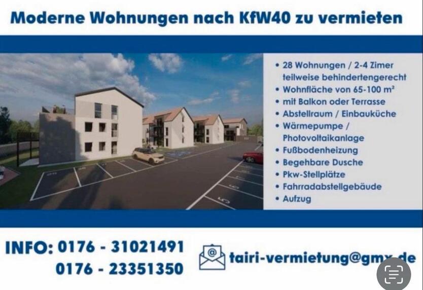 Wohnungen nach KFW 40 in Gifhorn Neubaugebiet Hohes