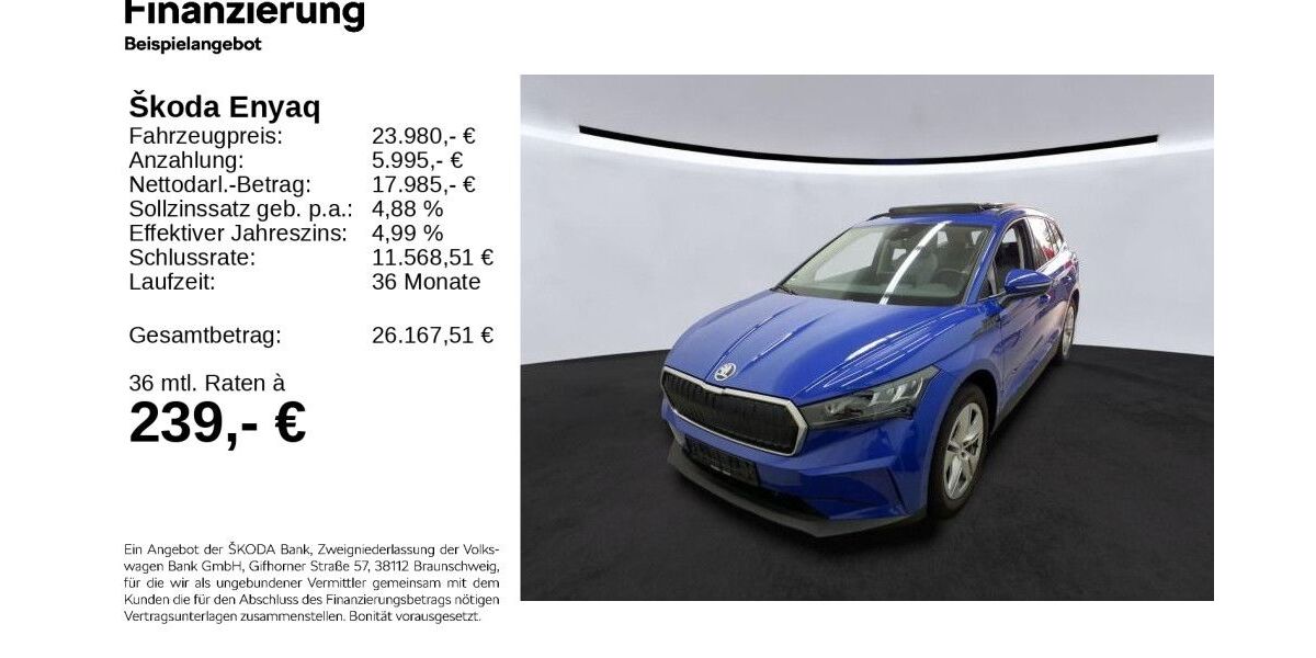 Skoda Enyaq 25.140 km 23.390 &euro; Gifhorn 38518