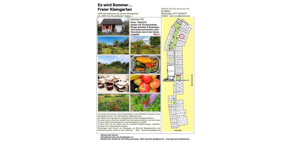 Grundstück Braunschweig Lehndorf-Watenbüttel - 1.984&euro; | Angebot:26580094