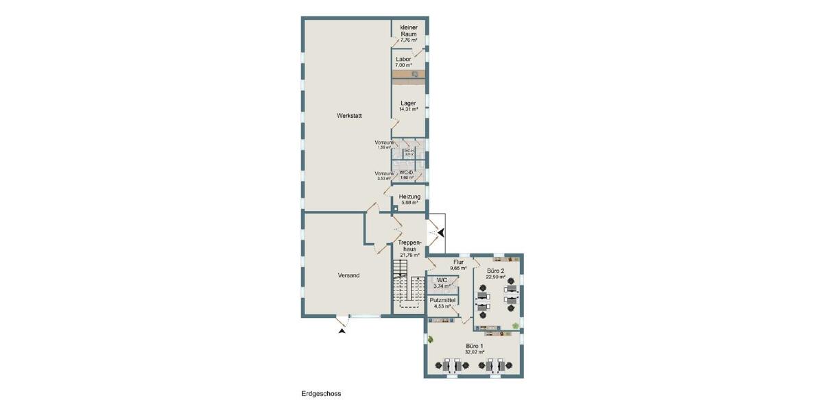 Gewerbeobjekt Wolfsburg Almke - 1.940&euro; | Angebot:21389056