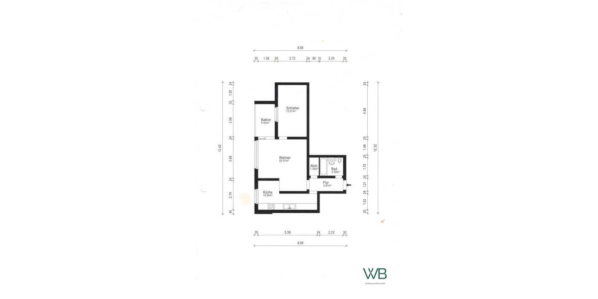 Etagenwohnung Wolfsburg / Detmerode Detmerode - 4 Zimmer, 115 m&sup2;, 199.000&euro; | Angebot:26258793