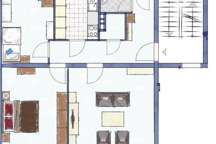 Sehr helle 3-Zimmer-Wohnung mit Balkon in BS am Bürgerpark 3 zimmer