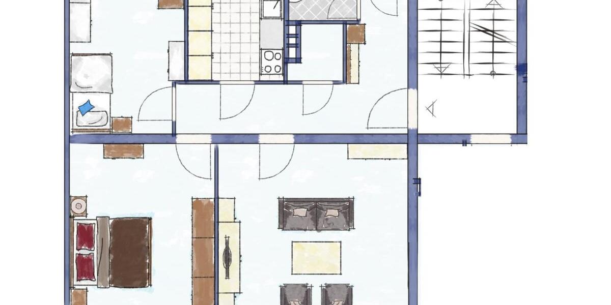 Sehr helle 3-Zimmer-Wohnung mit Balkon in BS am Bürgerpark 3 zimmer