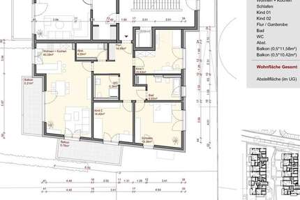 Wohnung Wolfsburg Almke - 4 Zimmer, 134 m&sup2;, 474.200&euro; | Angebot:25548046