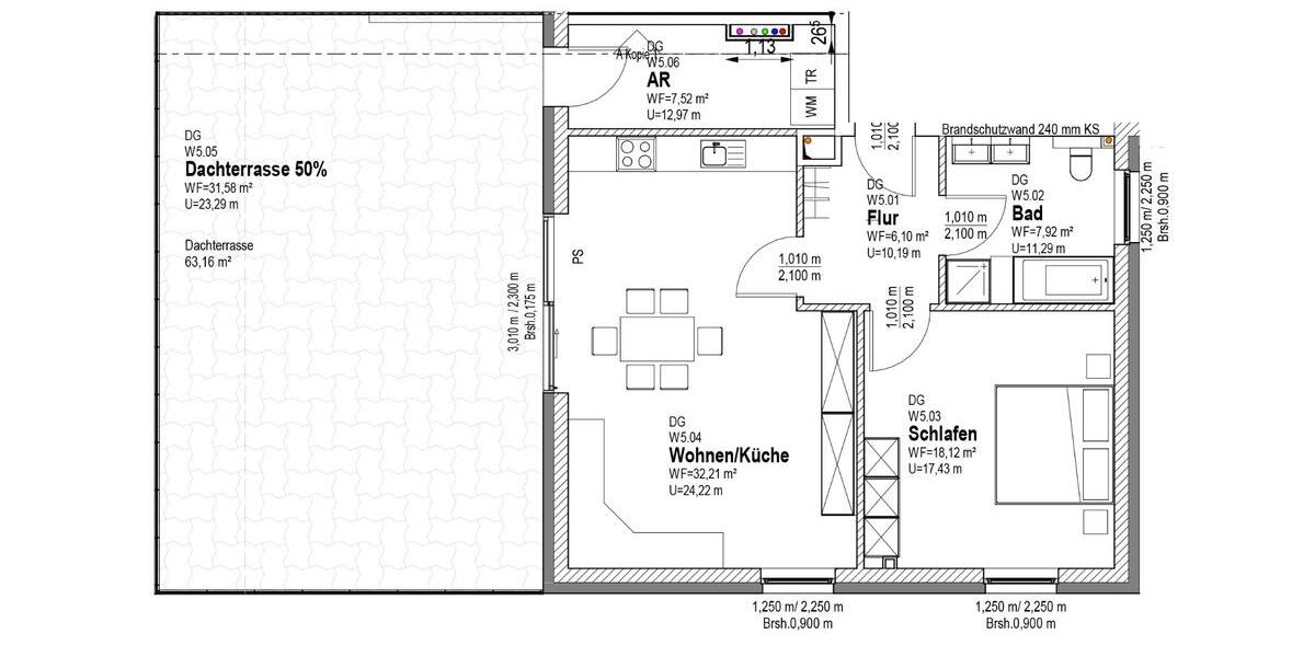 Einfamilienhaus Braunschweig Südstadt- Rautheim- Mascherode - 2 Zimmer, 104 m&sup2;, 1.390&euro; | Angebot:26310623