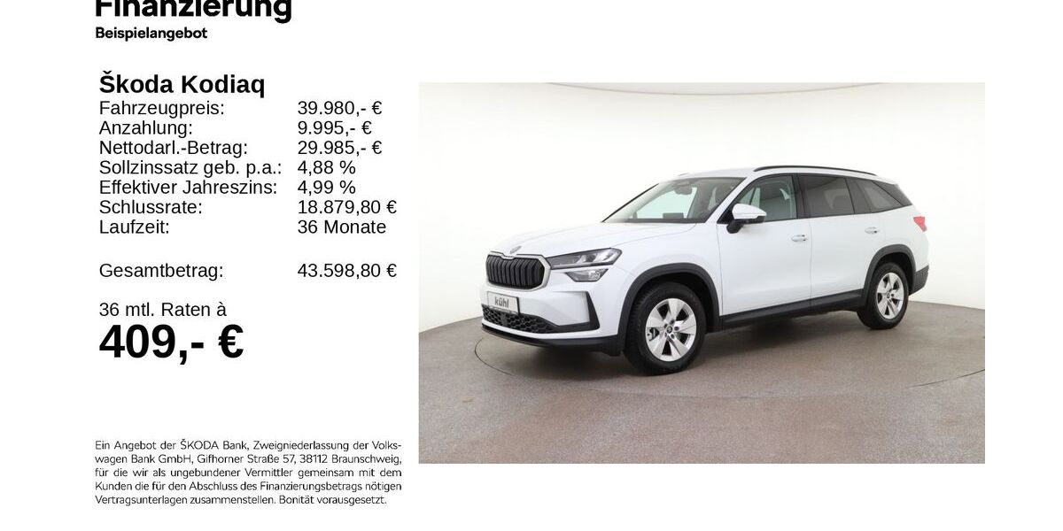 Skoda Kodiaq 15.750 km 39.780 € Gifhorn 38518