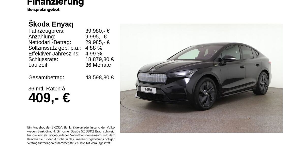 Skoda Enyaq 32.860 km 39.690 € Gifhorn 38518