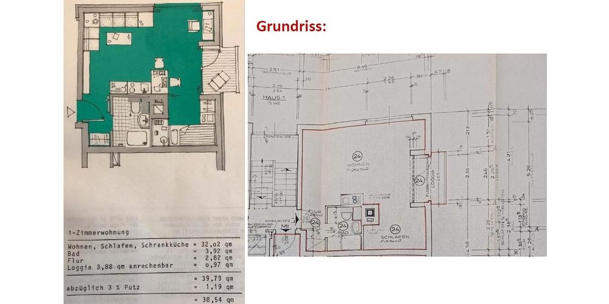 Etagenwohnung Braunschweig Westliches Ringgebiet - 1 Zimmer, 39 m&sup2;, 139.000&euro; | Angebot:26110931