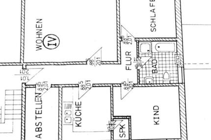 kernasanierte 4 Zimmer Wohnung mit Balkon + Garage 4 zimmer