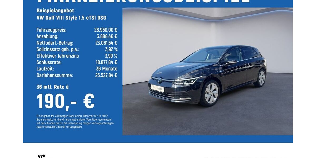 VW Golf 10.500 km 26.650 &euro; Braunschweig 38122