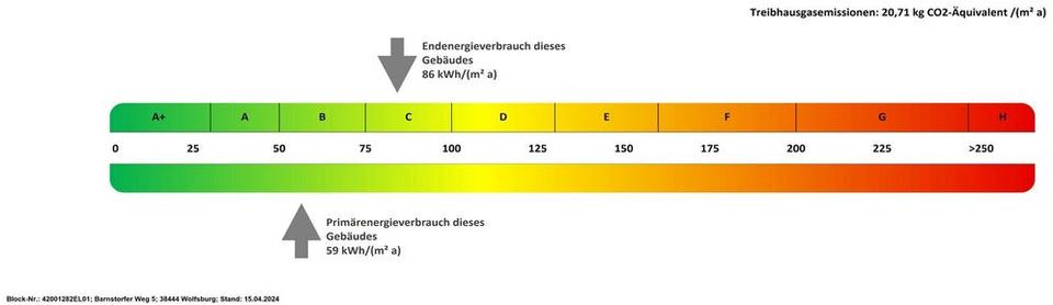 Etagenwohnung Wolfsburg Detmerode - 2 Zimmer, 64 m&sup2;, 577&euro; | Angebot:26196664