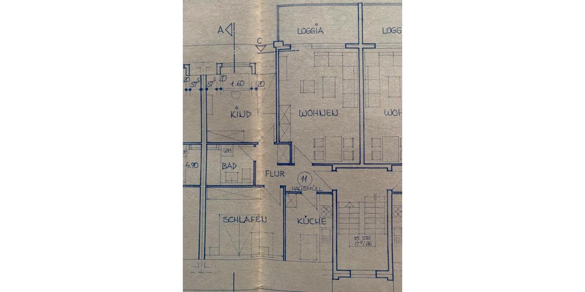 Dachgeschoßwohnung Gifhorn - 3 Zimmer, 66 m&sup2;, 590&euro; | Angebot:25145733