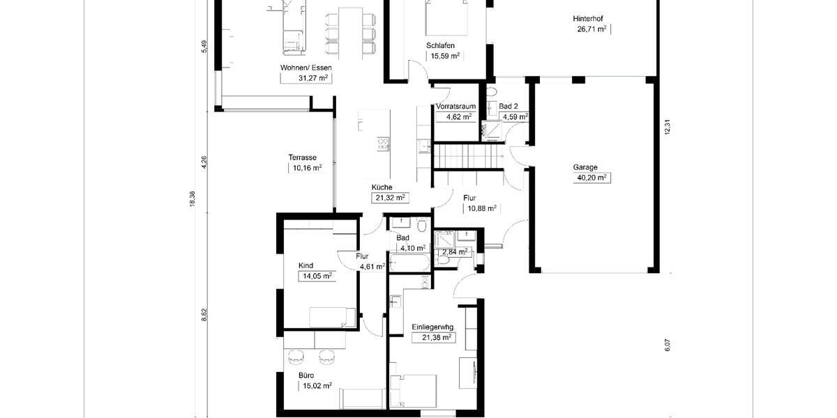 Bungalow Wolfsburg Ehmen - 5 Zimmer, 150 m&sup2;, 639.000&euro; | Angebot:26492635