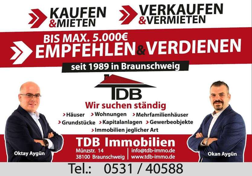 Gastronomie in Braunschweig 3.100 € 180 m²
